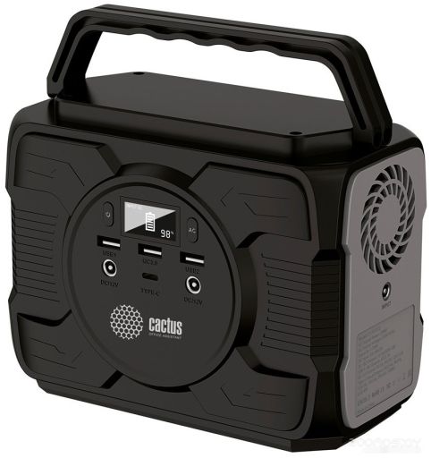 Портативная зарядная станция Cactus CS-PCS172 (черный)