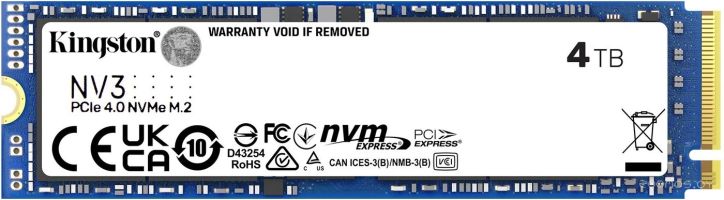 SSD Kingston NV3 4TB SNV3S/4000GBK