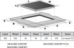 Варочная панель Meferi MIH453BK Comfort