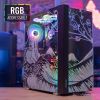Корпус Aerocool Skribble SKRIBBLE-G-BK-V1