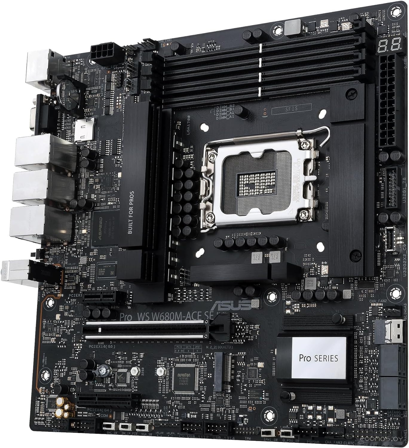 Материнская плата Asus Pro WS W680M-ACE SE, фото 3