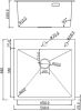 Кухонная мойка Roxen Simple 560220-50-V сатин/текстурная (с коландером и дозатором)