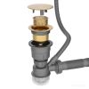 Кухонная мойка Roxen Simple 560220-60G-V золото/текстурная PVD покрытие (с коландером и дозатором)