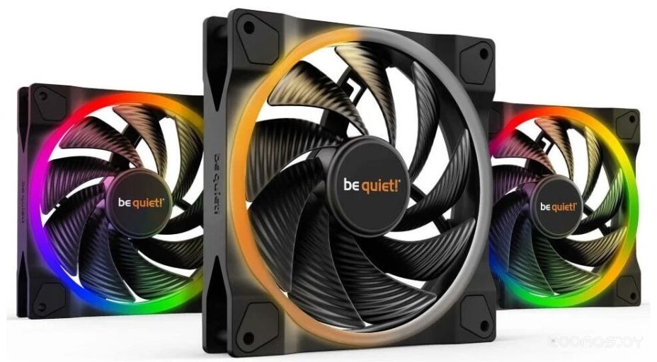 Набор вентиляторов be quiet! Light Wings 140mm PWM Triple Pack BL078