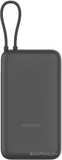 Внешний аккумулятор Xiaomi Power Bank PB2020MI 20000mAh (темно-серый, международная версия)