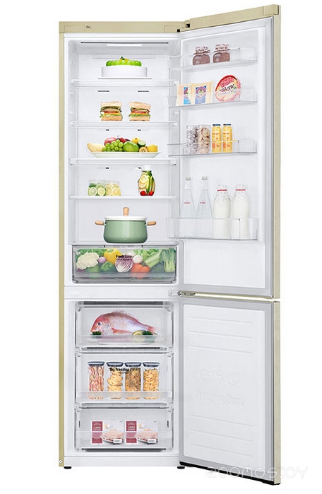 Холодильник с нижней морозильной камерой LG GA-B509MESL, фото 3