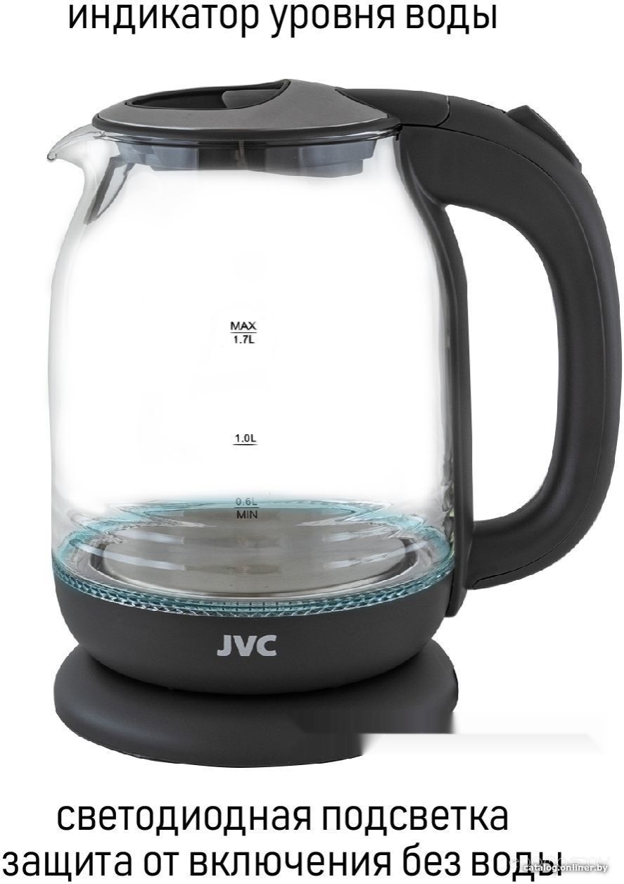 Электрический чайник JVC JK-KE1510 (серый), фото 9