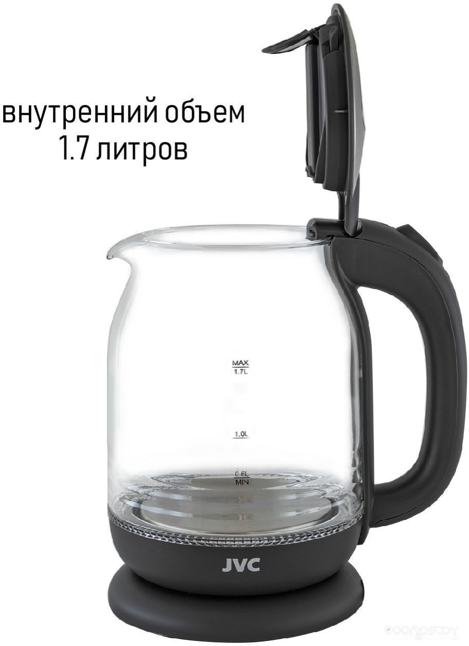 Электрический чайник JVC JK-KE1510 (серый), фото 7