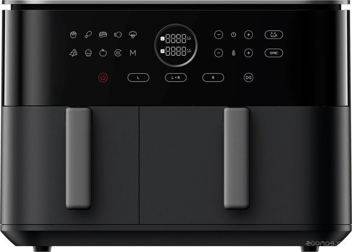 Аэрогриль (аэрофритюрница) Xiaomi Dual Zone Air Fryer 10L MAF-D1001 (евровилка)