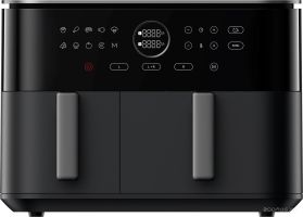 Аэрогриль (аэрофритюрница) Xiaomi Dual Zone Air Fryer 10L MAF-D1001 (евровилка)