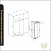 Винный шкаф Meyvel MV106-KBT2 (Slim)