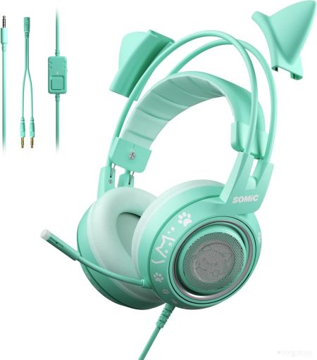 Наушники Somic G951S (бирюзовый)