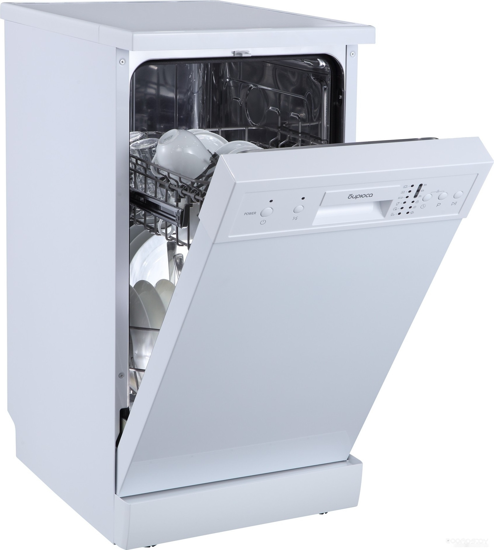Отдельностоящая посудомоечная машина Бирюса DWF-409/6 W, фото 8