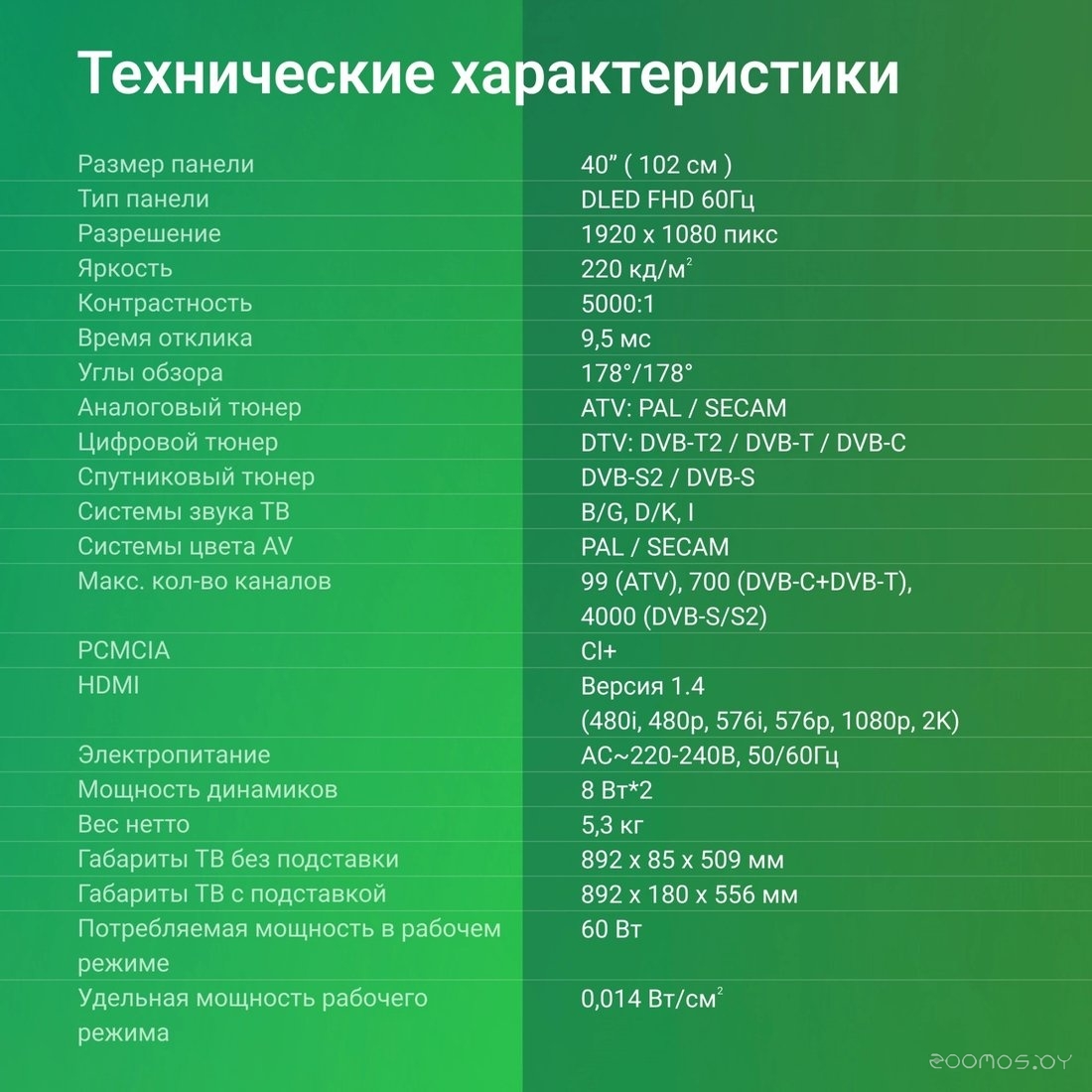 Телевизор DIGMA DM-LED40SBB36, фото 11