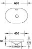 Умывальник Roxen Batt 570155-GR