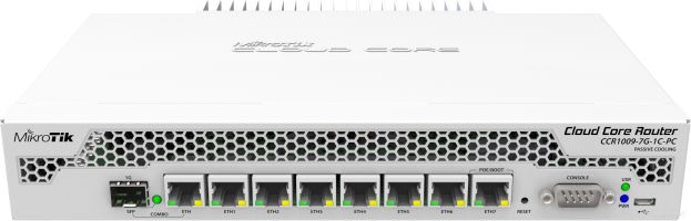 Маршрутизатор MikroTik Cloud Core [CCR1009-7G-1C-PC]