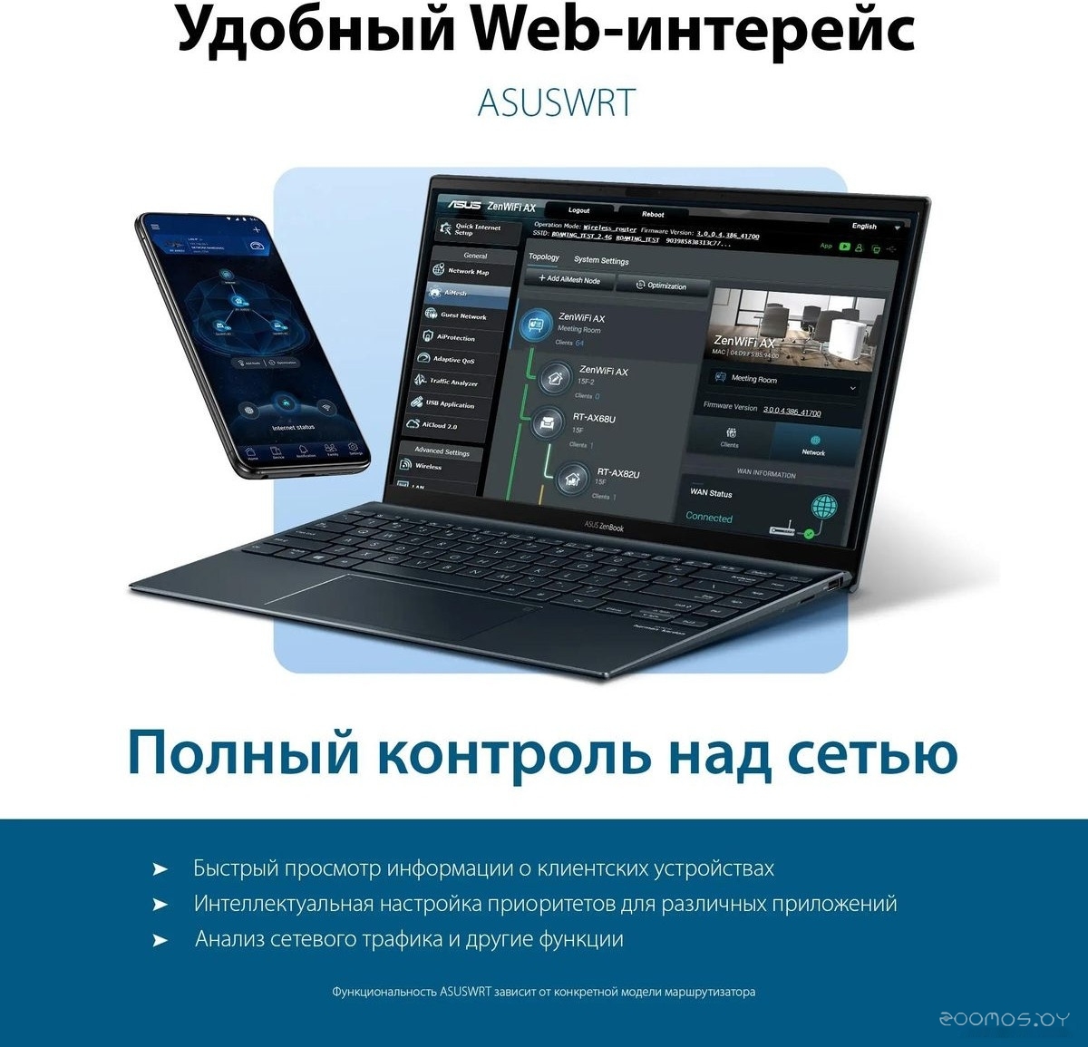 Wi-Fi роутер Asus RT-AX52, фото 6