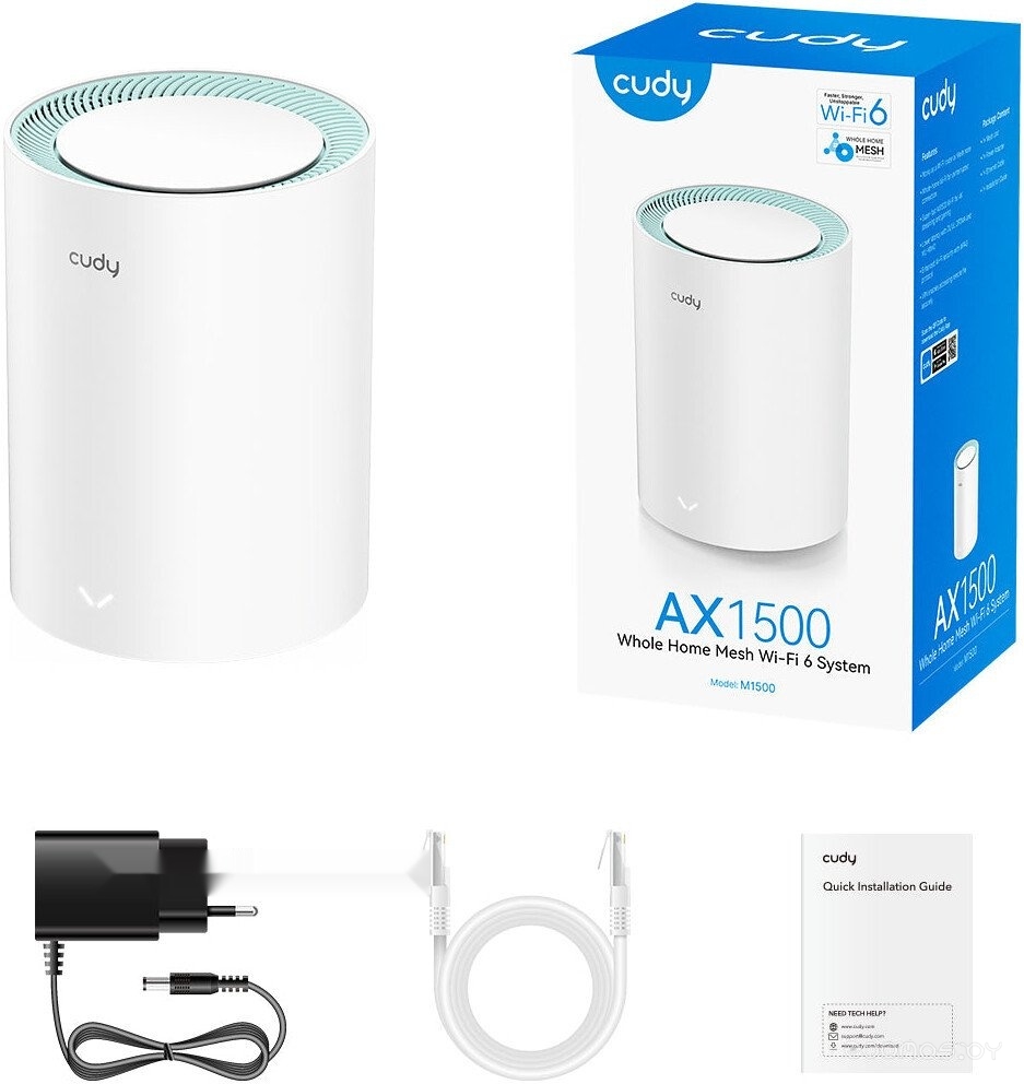 Wi-Fi роутер Cudy M1500 1.0 (1-Pack), фото 2
