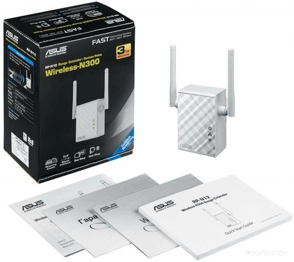 Усилитель Wi-Fi Asus RP-N12, фото 5