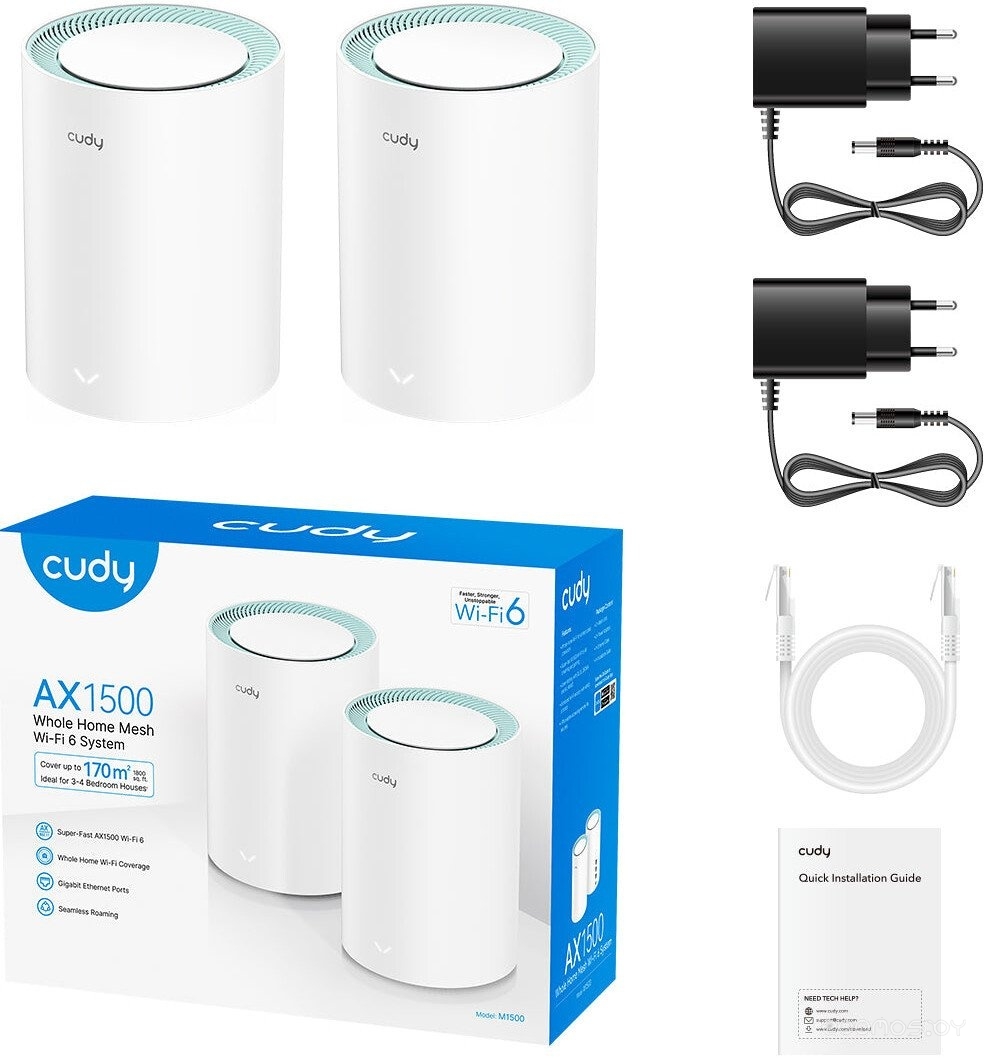 Wi-Fi система Cudy M1500 1.0 (2-Pack), фото 2