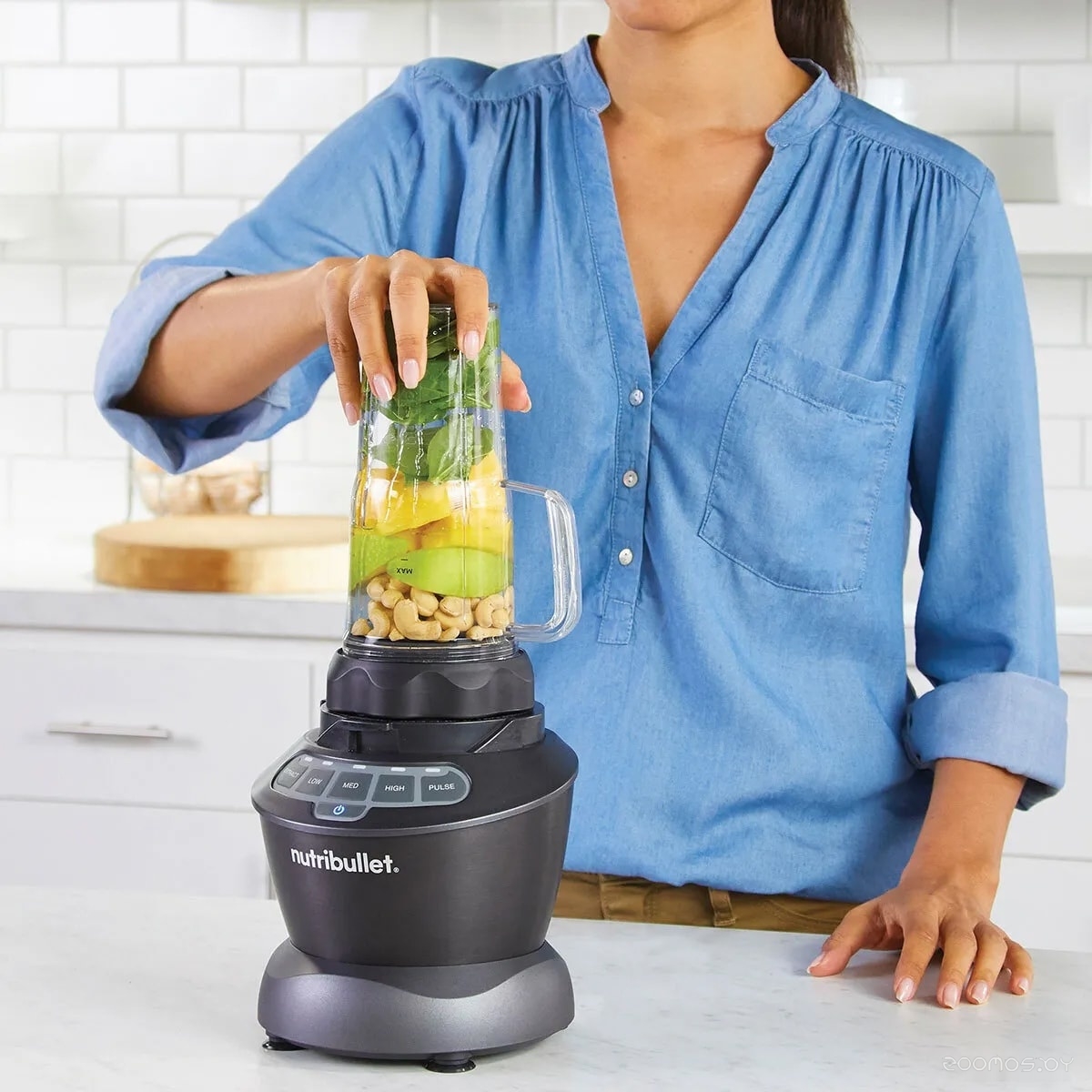 Стационарный блендер NutriBullet Combo NBF500DG, фото 6