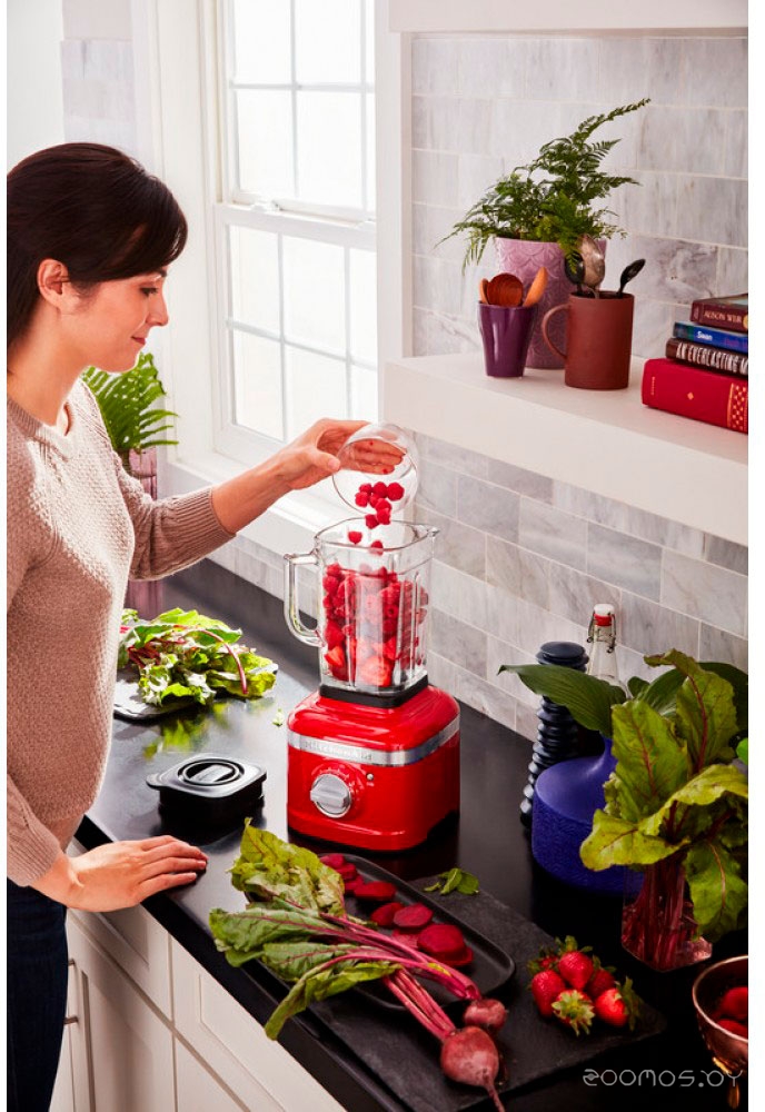 Стационарный блендер KitchenAid Artisan K400 (Карамельное яблоко), фото 5