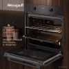 Электрический духовой шкаф Weissgauff EOM 306 Black Edition