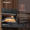 Электрический духовой шкаф Weissgauff EOM 306 Black Edition