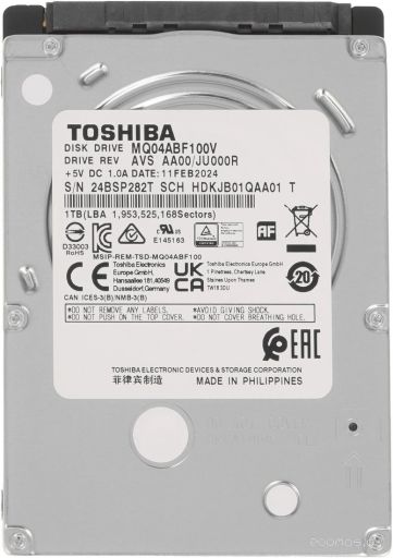 Жесткий диск Toshiba MQ04ABF100V 1TB