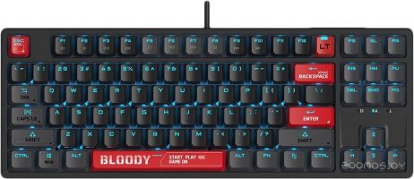 Клавиатура A4Tech Bloody AT87 (черный/красный)