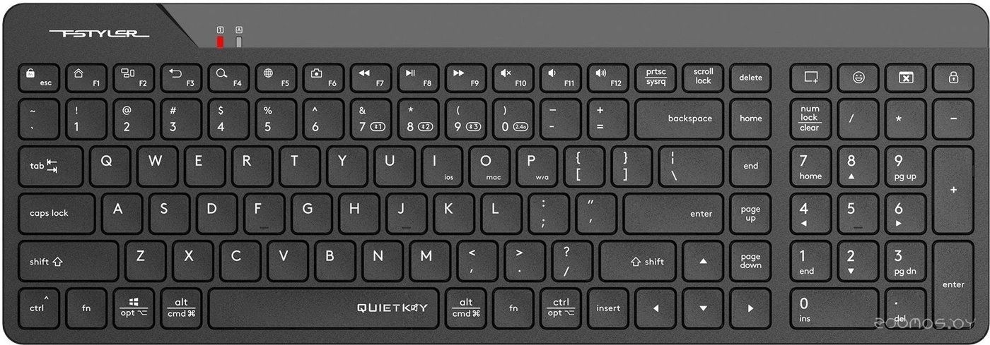 Клавиатура A4Tech Fstyler FBK23 AS (черный)