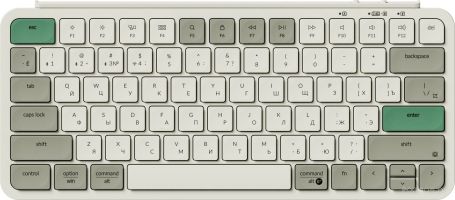 Клавиатура Keychron B1 Pro B1P-K12-RU (ретро зеленый)