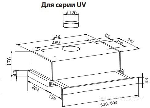 Кухонная вытяжка Making Oasis Everywhere UV-60W, фото 7