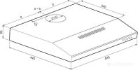 Кухонная вытяжка Krona Jillian 500 PB КА-00008955 (белый)