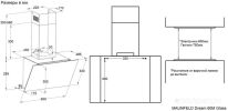 Кухонная вытяжка Maunfeld Dream 60M Glass (белый)