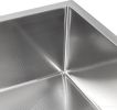 Кухонная мойка Basic CL DS Decor 45x50 (сатин, коландер, дозатор)