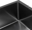 Кухонная мойка Basic CL DS Decor 45x50 (черный, коландер, дозатор)