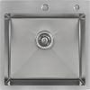 Кухонная мойка Basic CL DS Decor 50x50 (сатин, коландер, дозатор)