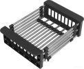 Кухонная мойка Basic CL DS Decor 60x50 (черный, коландер, дозатор)