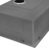 Кухонная мойка Basic CL DS Decor 60x50 (черный, коландер, дозатор)