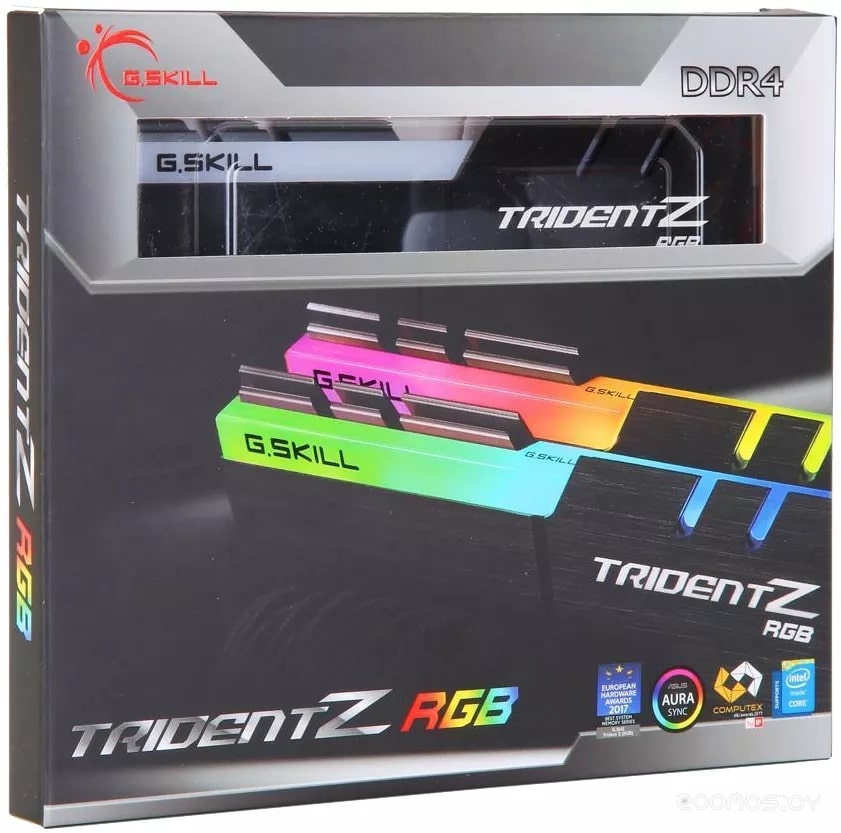 Оперативная память G.SKILL Trident Z RGB 2x8GB DDR4 PC4-28800 F4-3600C18D-16GTZR, фото 2