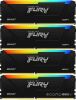 Оперативная память Kingston FURY Beast RGB 4x16ГБ DDR4 2666 МГц KF432C16BB2AK4/64