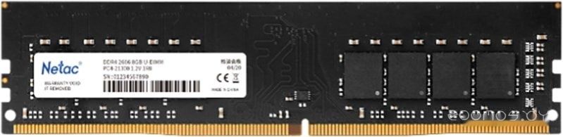 Оперативная память Netac Basic 16GB DDR4 PC4-25600 NTBSD4P32SP-16J