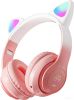 Наушники Miru Cat EP-W10 (розовый)