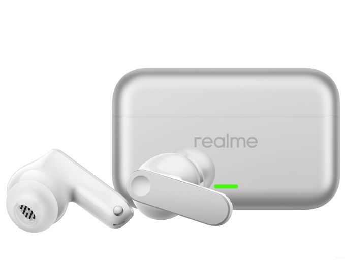 Наушники Realme Buds T500 Pro (белый/серебристый)