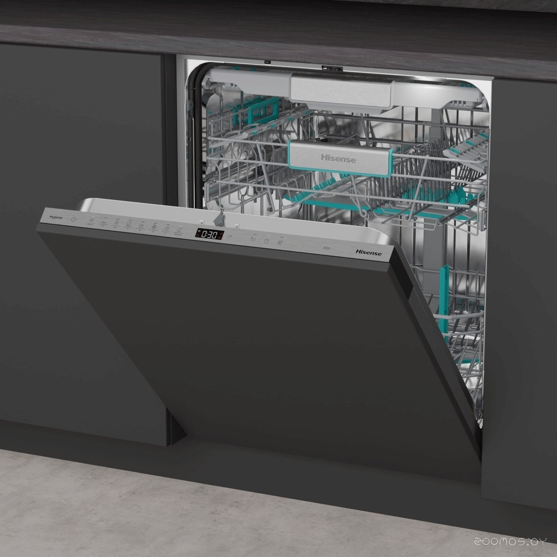 Встраиваемая посудомоечная машина Hisense HV693A65AD, фото 3