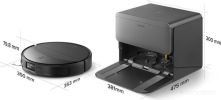 Робот-пылесос Roborock Saros 20 With RDS S20RD52-02 (черный)