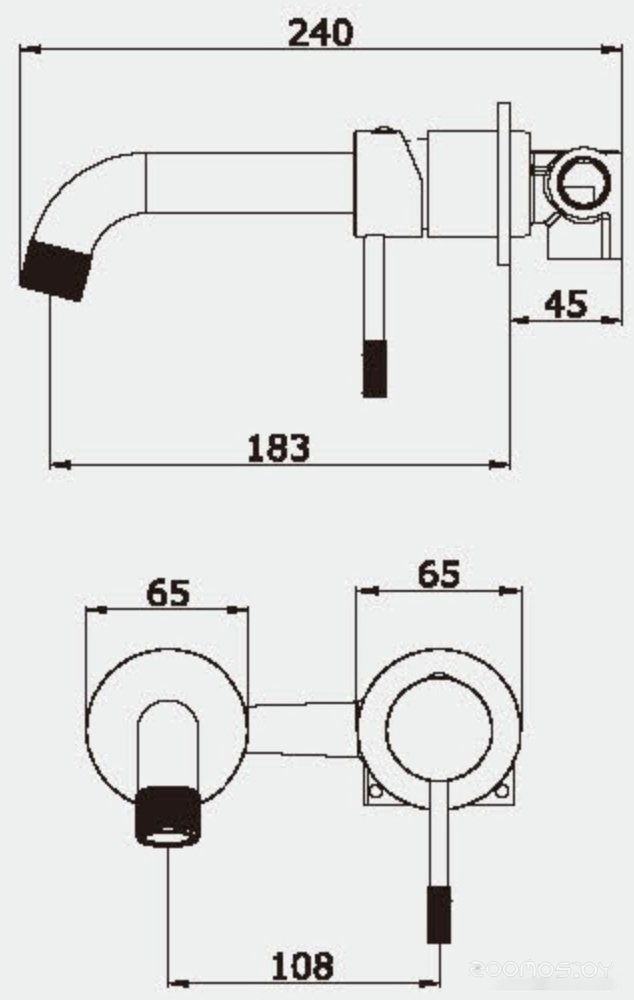 Смеситель Vieir V403513-F, фото 2