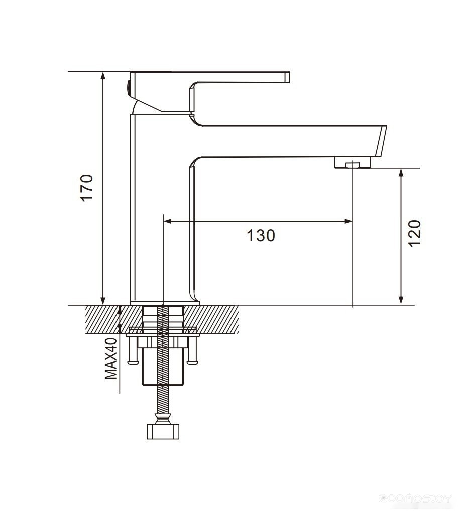Смеситель Rose R1801H-1, фото 16