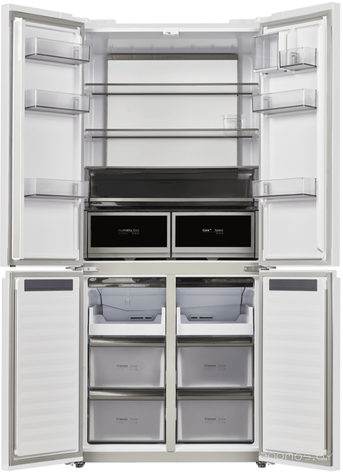 Четырёхдверный холодильник Maunfeld MFF190NFDGN Matt Inverter, фото 8